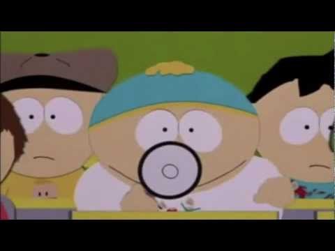 High Quality Cartman and his Megaphone Blank Meme Template