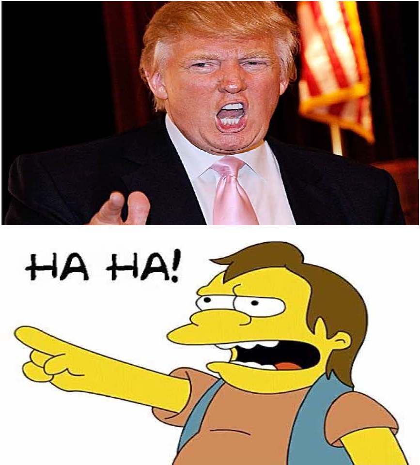 High Quality Trump Ha Ha Blank Meme Template