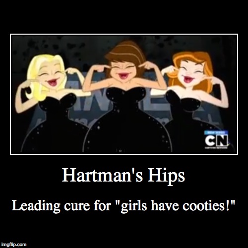 Hartman Hips, confusing little boys since Betty Boop | image tagged in funny,demotivationals,looney tunes,hartman hips,cartoons,getting crap past the radar | made w/ Imgflip demotivational maker