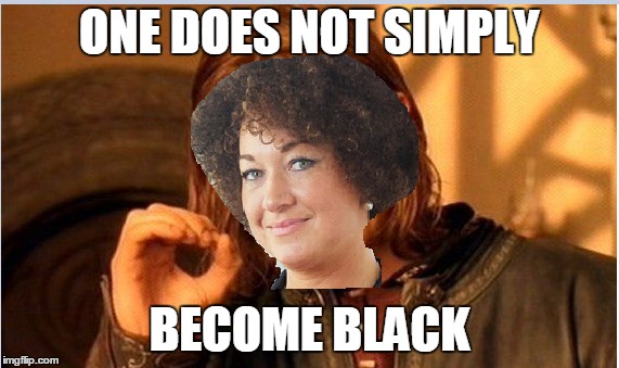 this is not as easy as she makes it sound... | ONE DOES NOT SIMPLY BECOME BLACK | image tagged in memes,funny memes,one does not simply,news | made w/ Imgflip meme maker