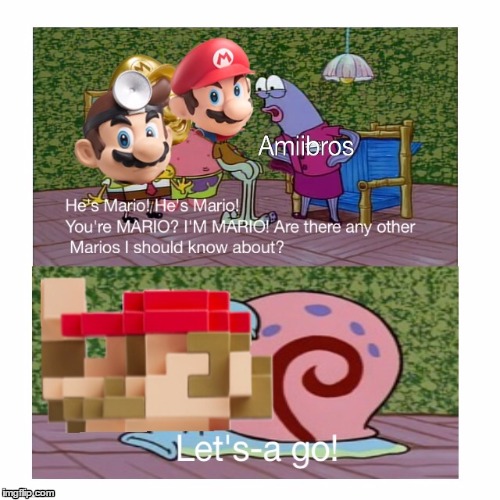 Too many Mario Amiibo... | image tagged in amiibo,mario | made w/ Imgflip meme maker