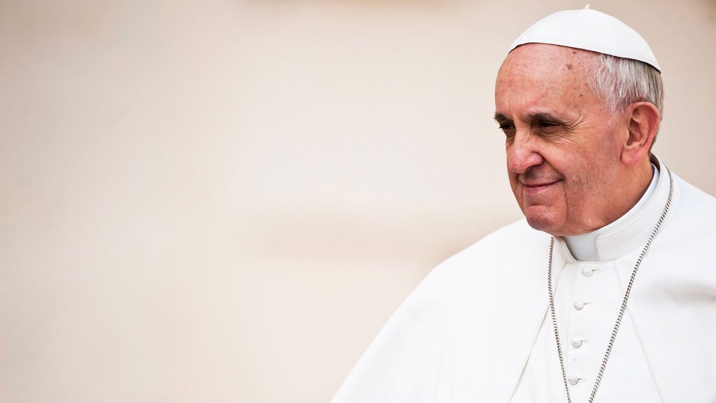 High Quality Pope Francis - contemplative Blank Meme Template