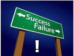 sucess vs. failure | ! | image tagged in sucess vs failure | made w/ Imgflip meme maker