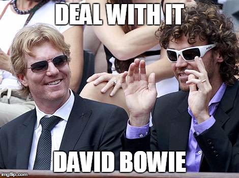 DEAL WITH IT DAVID BOWIE | made w/ Imgflip meme maker