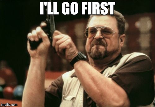 Am I The Only One Around Here Meme | I'LL GO FIRST | image tagged in memes,am i the only one around here | made w/ Imgflip meme maker