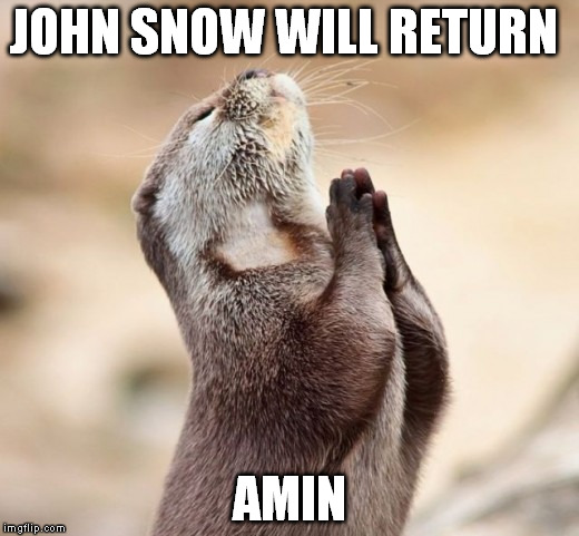 JOHN SNOW WILL RETURN AMIN | image tagged in amin,john snow,game of thrones | made w/ Imgflip meme maker