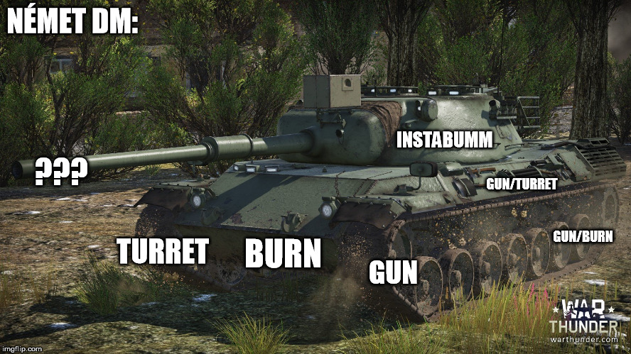 NÉMET DM: GUN GUN/TURRET TURRET BURN ??? GUN/BURN INSTABUMM | made w/ Imgflip meme maker