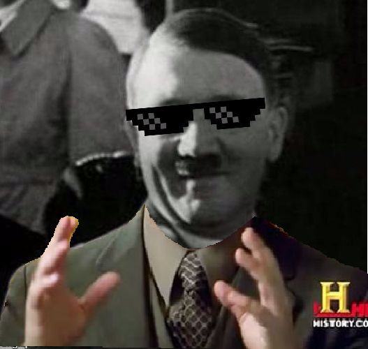 Space Hitler Blank Meme Template