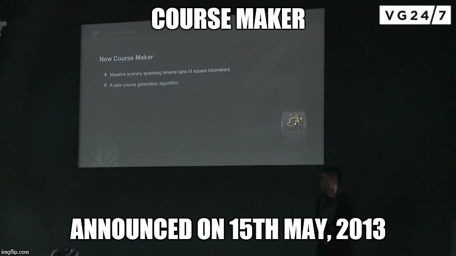 COURSE MAKER ANNOUNCED ON 15TH MAY, 2013 | made w/ Imgflip meme maker