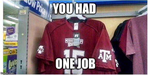 YOU HAD ONE JOB | image tagged in one job | made w/ Imgflip meme maker
