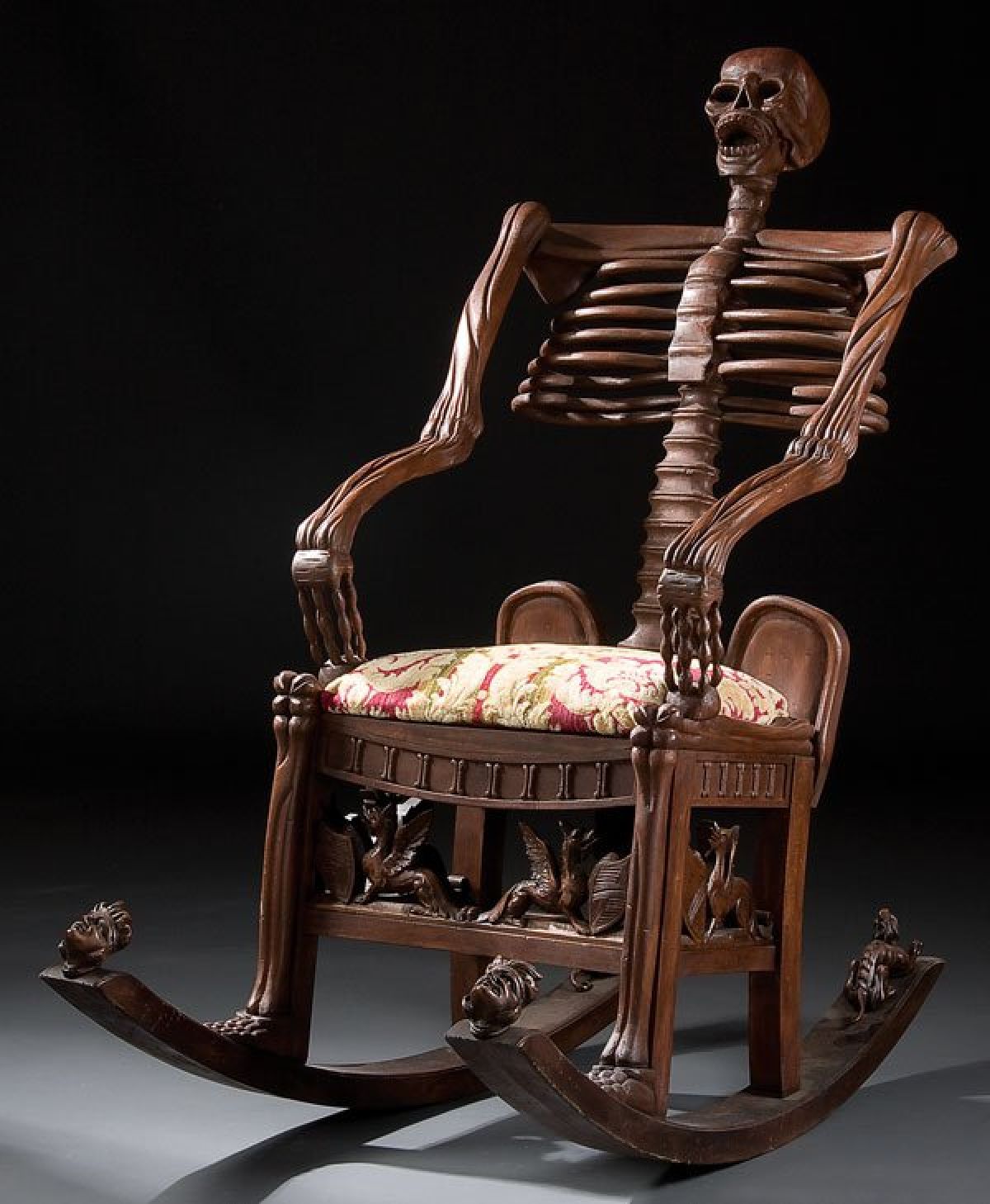 Spooky Scary Chair Blank Meme Template