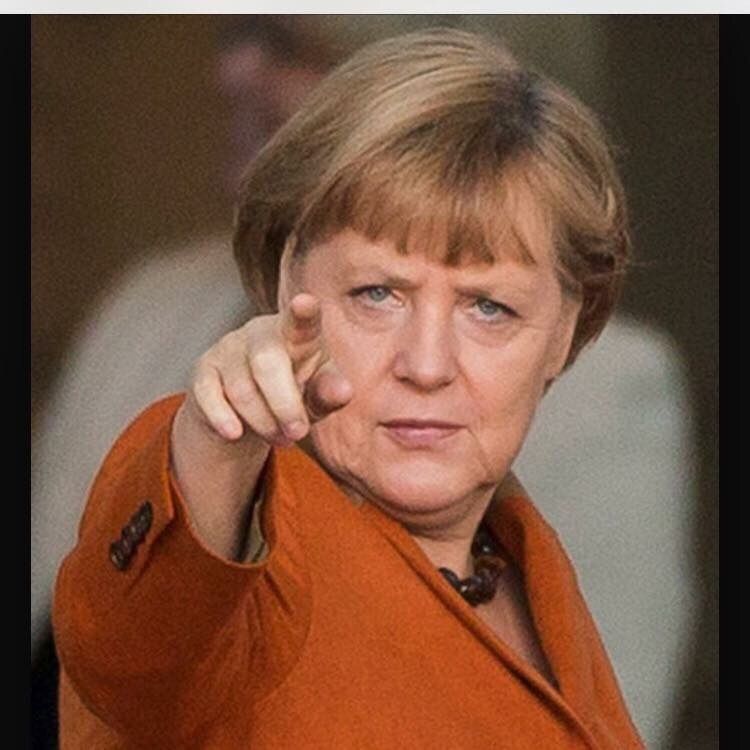 Merkel point  Blank Meme Template