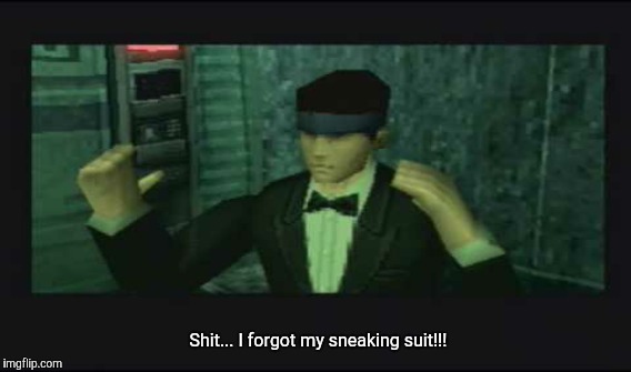 Snake Bond | Shit... I forgot my sneaking suit!!! | image tagged in snake,metal gear solid,mgs | made w/ Imgflip meme maker