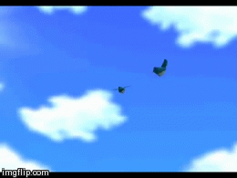 Look birdies! | image tagged in gifs,birds | made w/ Imgflip video-to-gif maker