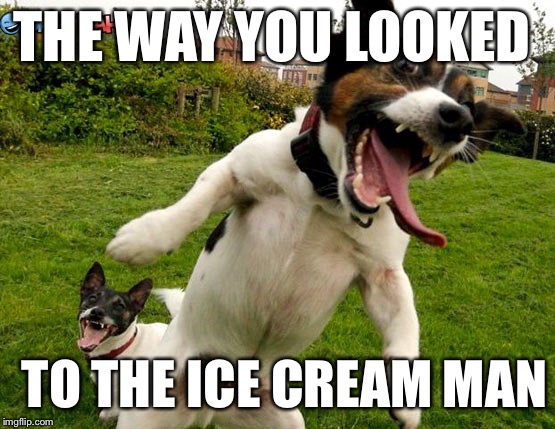 Rod Lee | THE WAY YOU LOOKED TO THE ICE CREAM MAN | image tagged in ice cream truck | made w/ Imgflip meme maker