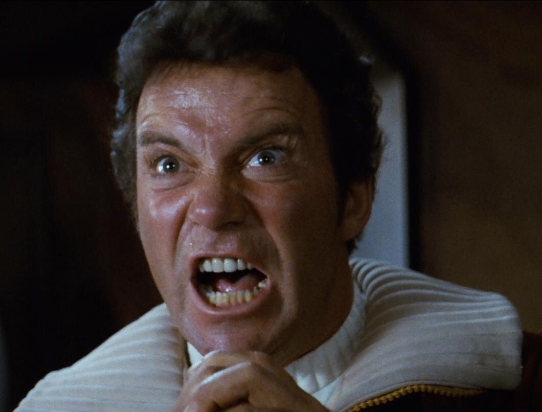 High Quality Kirk Screaming Blank Meme Template