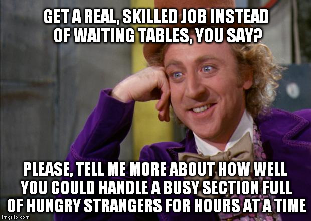 Tell me really think. Willy Wonka memes.