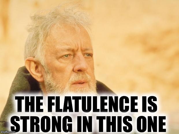 Obi but goody | THE FLATULENCE IS STRONG IN THIS ONE | image tagged in obiwan,memes | made w/ Imgflip meme maker