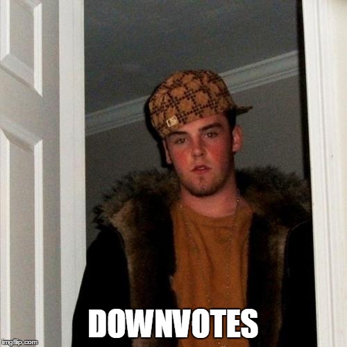 Scumbag Steve Meme | DOWNVOTES | image tagged in memes,scumbag steve | made w/ Imgflip meme maker