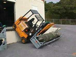 forklift fail Blank Meme Template