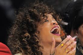 Rihanna laughing  Blank Meme Template