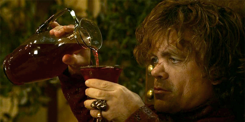 Tyrion Drinking Blank Meme Template