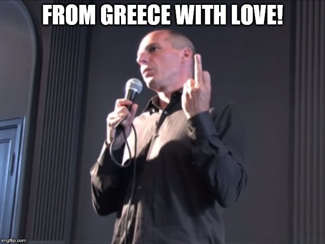 dick greece | FROM GREECE WITH LOVE! | image tagged in dick | made w/ Imgflip meme maker
