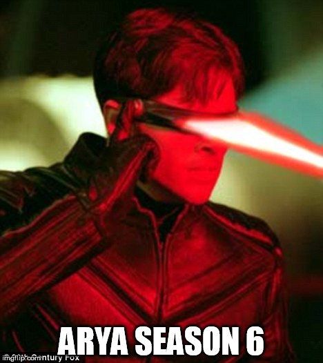 Arya season 6 | ARYA SEASON 6 | image tagged in game of thrones | made w/ Imgflip meme maker