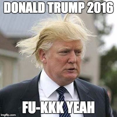 Donald Trump | DONALD TRUMP 2016 FU-KKK YEAH | image tagged in donald trump,racist,kkk,mexico | made w/ Imgflip meme maker