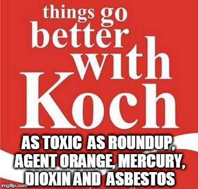 AS TOXIC  AS ROUNDUP, AGENT ORANGE, MERCURY,  DIOXIN AND  ASBESTOS | image tagged in things go better | made w/ Imgflip meme maker