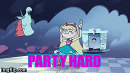 Party Hard with Star! | image tagged in gifs,partying,hardcore,awesome | made w/ Imgflip video-to-gif maker
