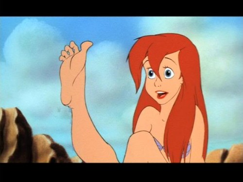 High Quality Ariel feet Blank Meme Template