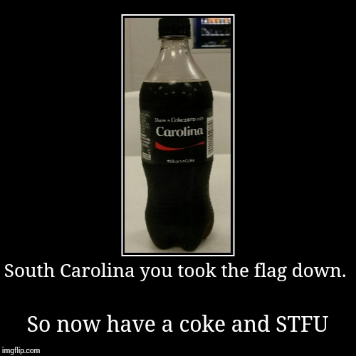 image tagged in funny,demotivationals,south carolina,rebel flag,confederate flag | made w/ Imgflip demotivational maker
