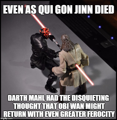 Every day Qui Gon Jinn is still dead. Day 1: Qui Gon Jinn is dead. :  r/PrequelMemes