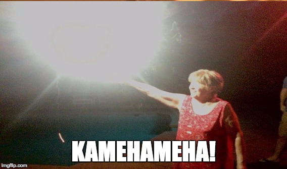 Kamehameha! | KAMEHAMEHA! | image tagged in parody,4th of july | made w/ Imgflip meme maker