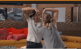 BigBrother mating rituals  | image tagged in gifs,bigbrother,bb17 | made w/ Imgflip video-to-gif maker