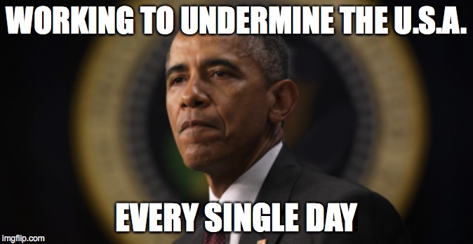 WORKING TO UNDERMINE THE U.S.A. EVERY SINGLE DAY | made w/ Imgflip meme maker
