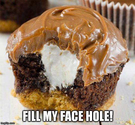 FILL MY FACE HOLE! | image tagged in fill my face hole | made w/ Imgflip meme maker