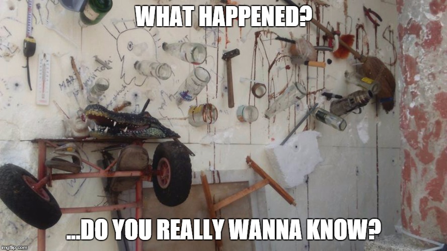 WHAT HAPPENED? ...DO YOU REALLY WANNA KNOW? | image tagged in what | made w/ Imgflip meme maker