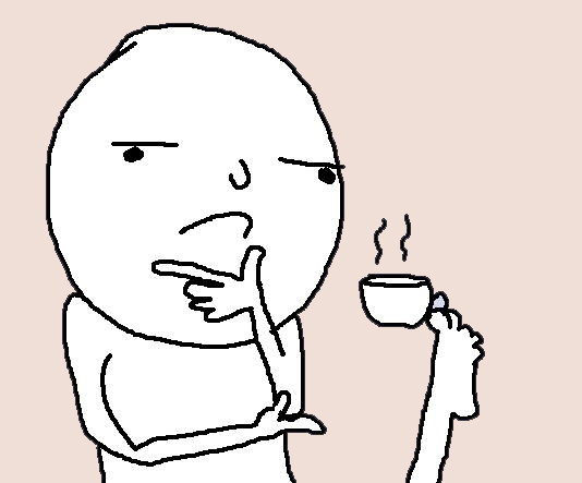 Feet Holding Coffee Thinking - Meme Generator (Lazy Mode)