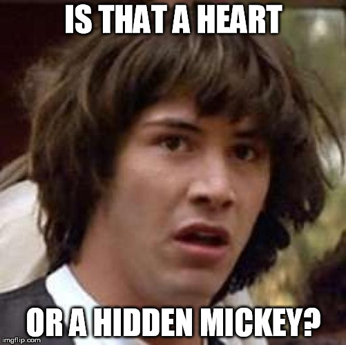 Pluto Pics from Space | IS THAT A HEART OR A HIDDEN MICKEY? | image tagged in memes,conspiracy keanu | made w/ Imgflip meme maker