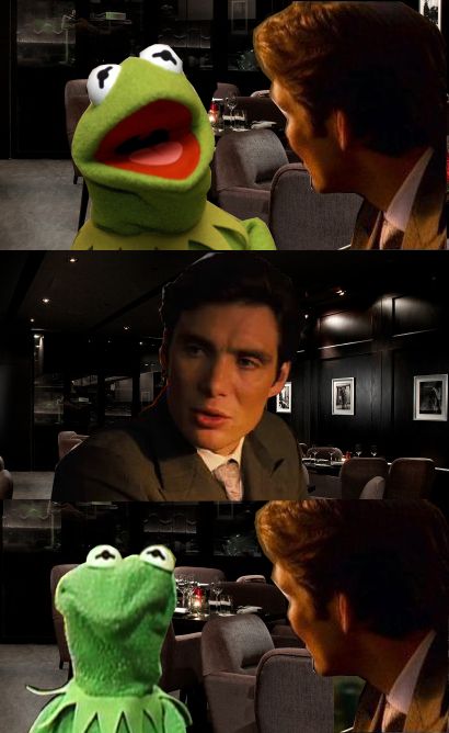 Inception Kermit Blank Meme Template