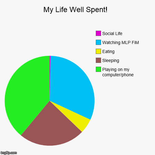 My Life Sucks... | image tagged in funny,pie charts | made w/ Imgflip chart maker