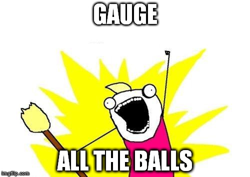 X All The Y Meme | GAUGE ALL THE BALLS | image tagged in memes,x all the y | made w/ Imgflip meme maker