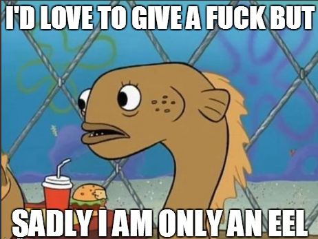 sadly im only an eel | image tagged in memes,funny,spongebob