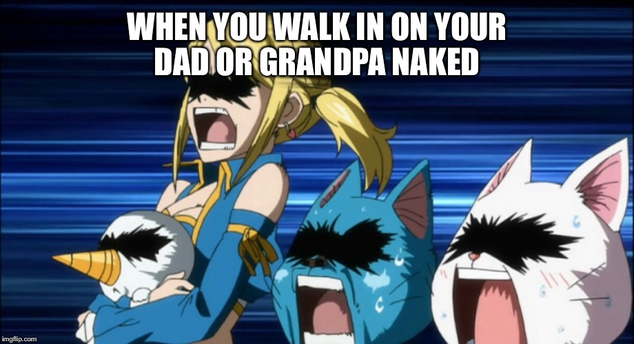 WHEN YOU WALK IN ON YOUR DAD OR GRANDPA NAKED | image tagged in when you | made w/ Imgflip meme maker