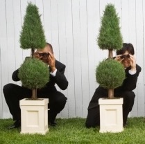 High Quality Lawsuits Hiding in the Bushes Blank Meme Template