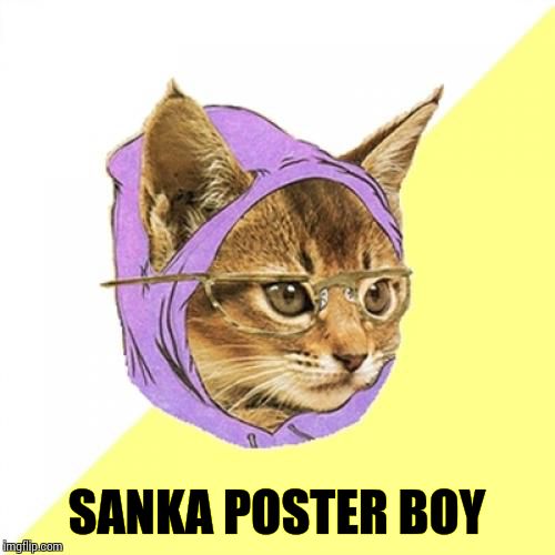 Sanka Poster Boy | SANKA POSTER BOY | image tagged in memes,hipster kitty,cute kittens,loyalsockatxhamster,funny cat memes | made w/ Imgflip meme maker