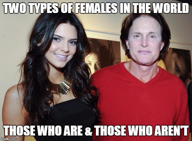 TWO TYPES OF FEMALES IN THE WORLD THOSE WHO ARE & THOSE WHO AREN'T | made w/ Imgflip meme maker