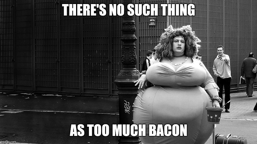 THERE'S NO SUCH THING AS TOO MUCH BACON | made w/ Imgflip meme maker